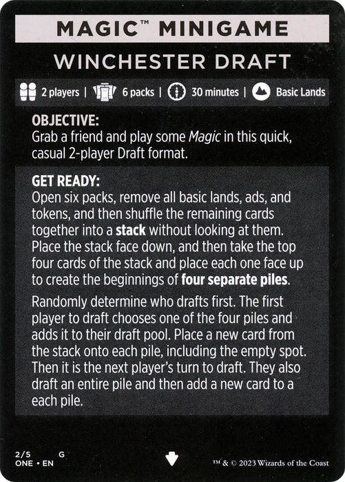 Winchester Draft // Winchester Draft (cont'd) (MONE-002) - common - Foil