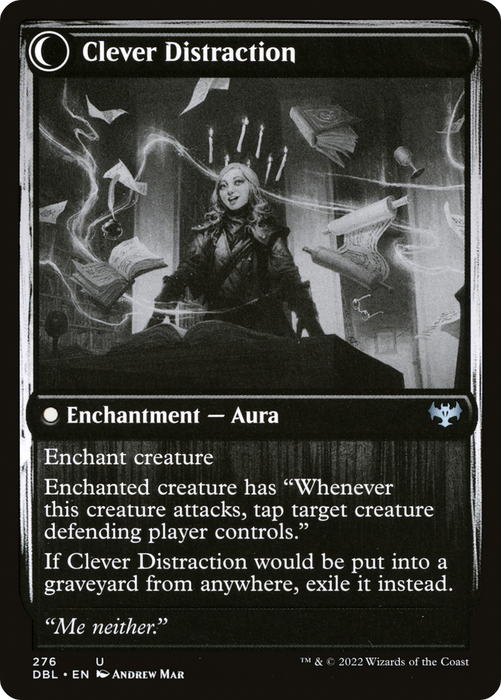 Distracting Geist // Clever Distraction (DBL-276) - uncommon: (Double Faced Transform) - Foil