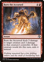 Burn the Accursed (MID-132) - common - Foil