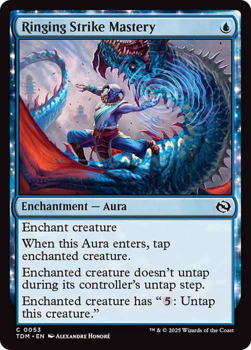 Ringing Strike Mastery (TDM-053) - common: (enchantment) - Foil