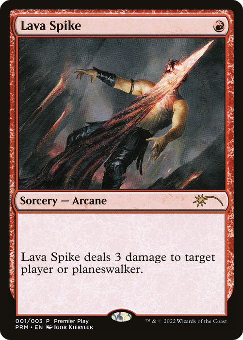 Lava Spike (PTP-2022-1) - rare - Foil