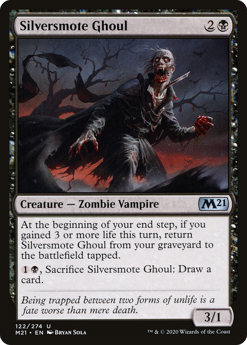Silversmote Ghoul (M21-122) - uncommon - Foil