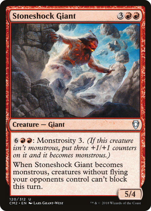 Stoneshock Giant (CM2-120) - uncommon