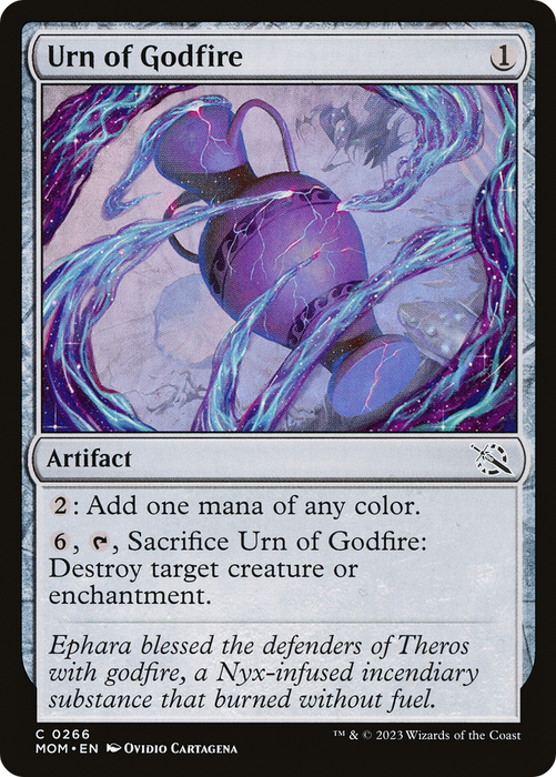 Urn of Godfire (MOM-266) - common - Foil