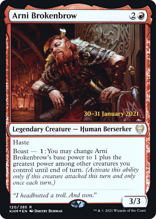 Arni Brokenbrow (PRE-120S) - rare - Foil