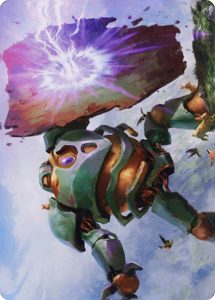 Walking Bulwark // Walking Bulwark (ADMU-058) - common (Borderless) - Foil