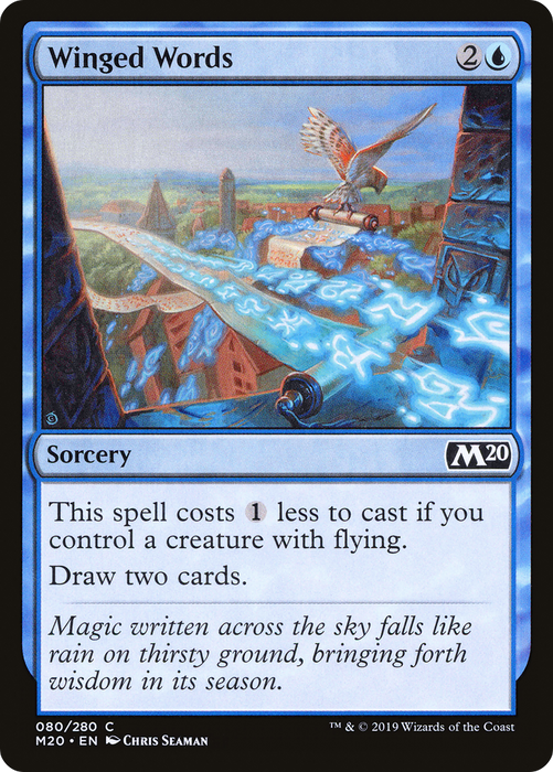 Winged Words (M20-080) - common - Foil