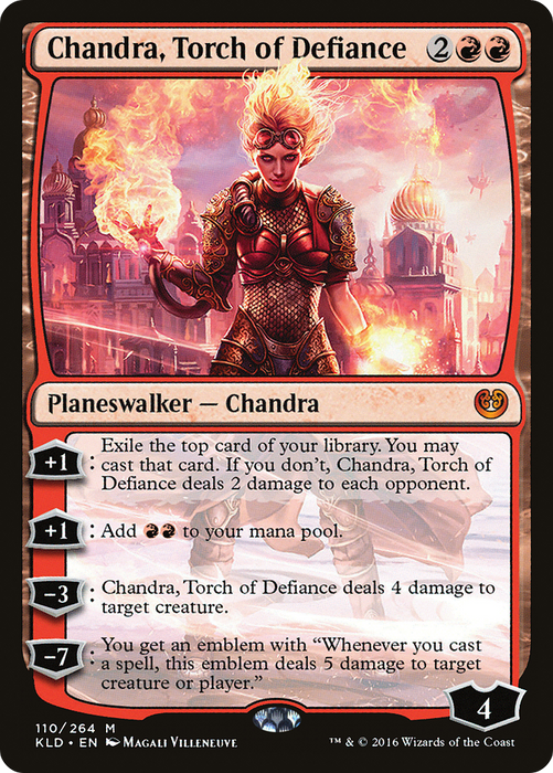 Chandra, Torch of Defiance (KLD-110) - mythic - Foil