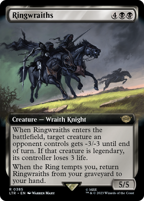 Ringwraiths (LTR-385) - rare: (Extended Art)