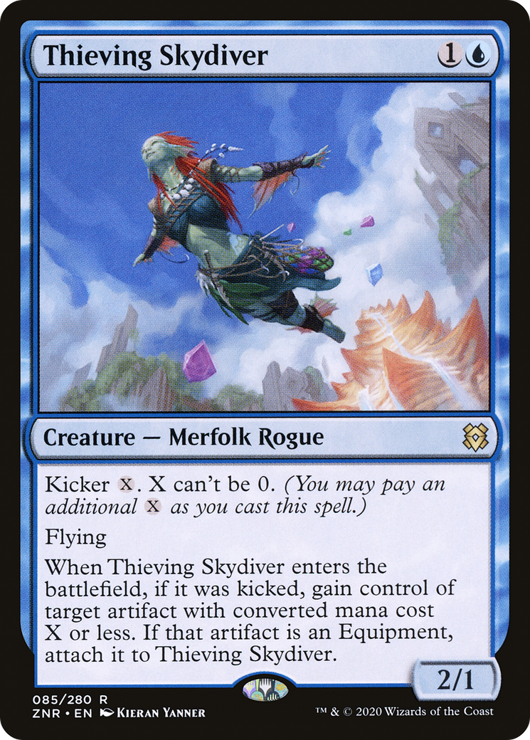 Thieving Skydiver (ZNR-085) - rare - Foil