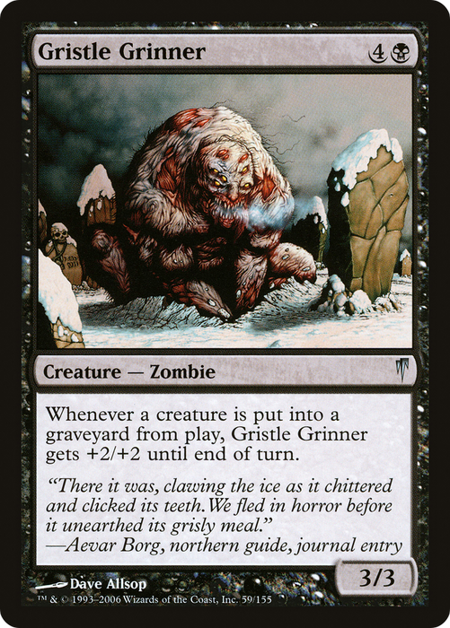 Gristle Grinner (CSP-059) - uncommon - Foil