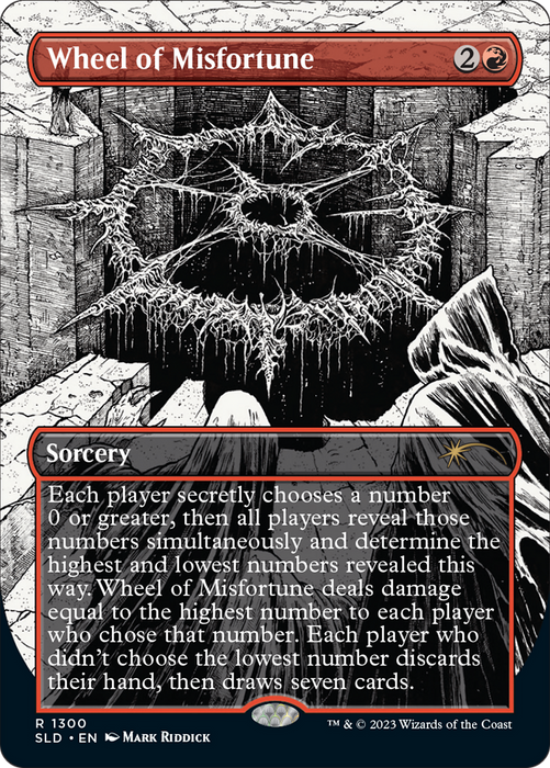 Wheel of Misfortune (SLD-1300) - rare (Borderless)