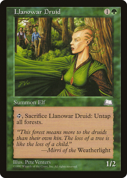 Llanowar Druid (WTH-133) - common