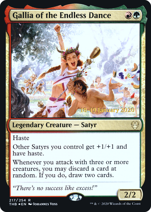 Gallia of the Endless Dance (PRE-217S) - rare - Foil