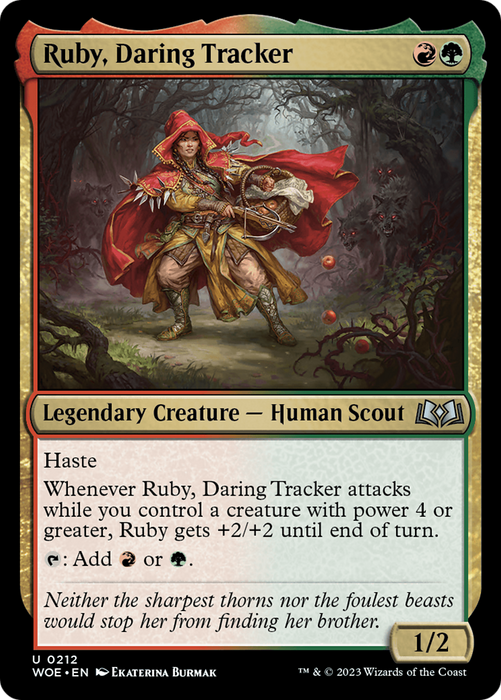 Ruby, Daring Tracker (WOE-212) - uncommon - Foil