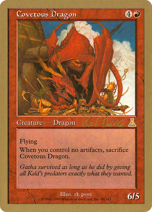 Covetous Dragon (WCD-KB80) - rare