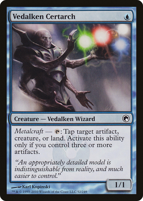Vedalken Certarch (SOM-052) - common - Foil