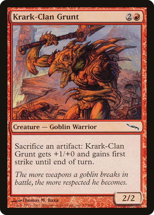 Krark-Clan Grunt (MRD-097) - common - Foil