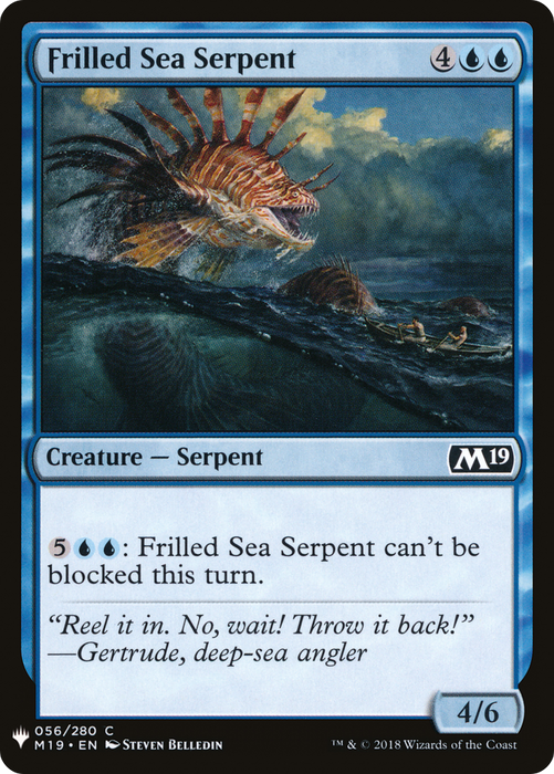 Frilled Sea Serpent (LIST-M19-56) - common