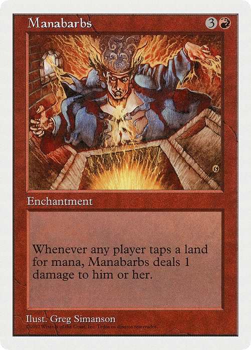 Manabarbs (5ED-250†) - rare