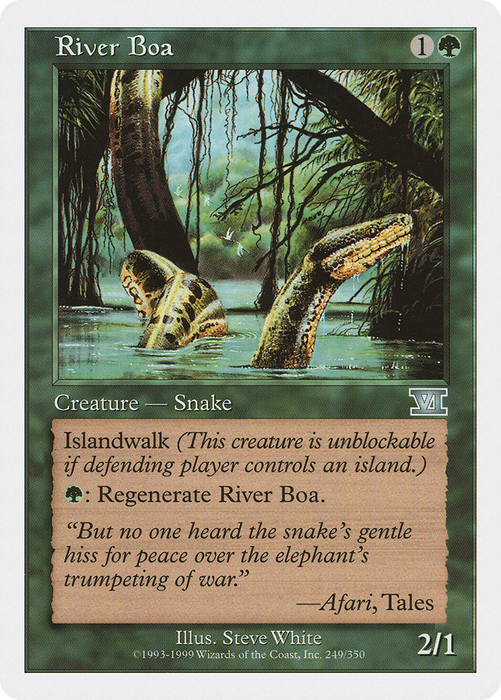 River Boa (6ED-249) - uncommon