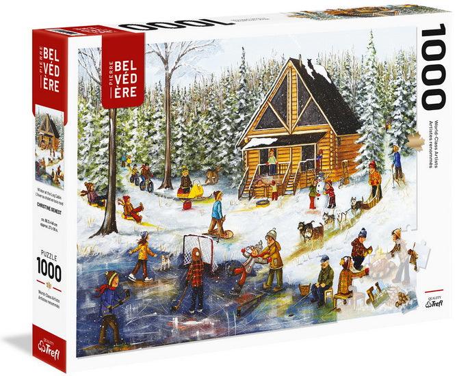 Hiver au Chalet Bois Rond (1000 pièces)