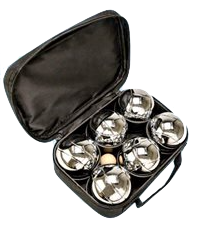 Jeu de Pétanque: Argent - Paquet de 6