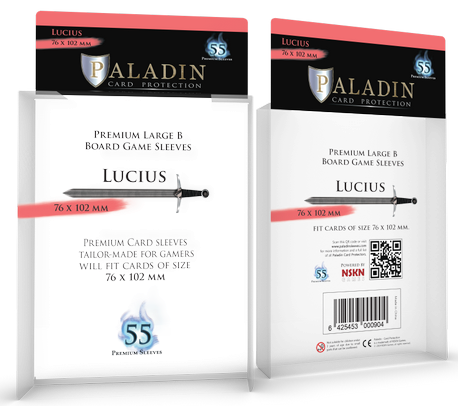 Protecteurs de cartes: Paladin Lucius - 76mm x 102mm
