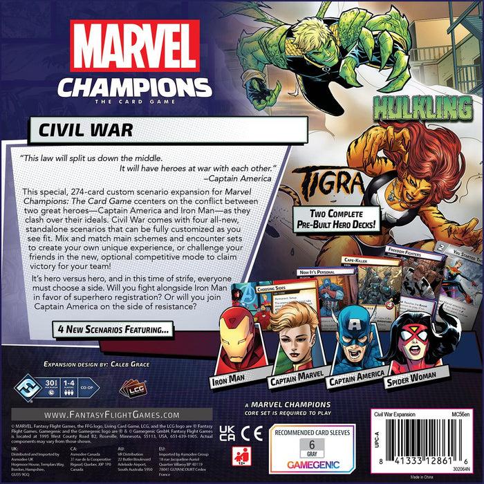 Marvel Champions: LCG – Civil War (anglais)