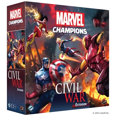 Marvel Champions: JCE – Civil War (français) ***Boîte avec dommages mineurs***