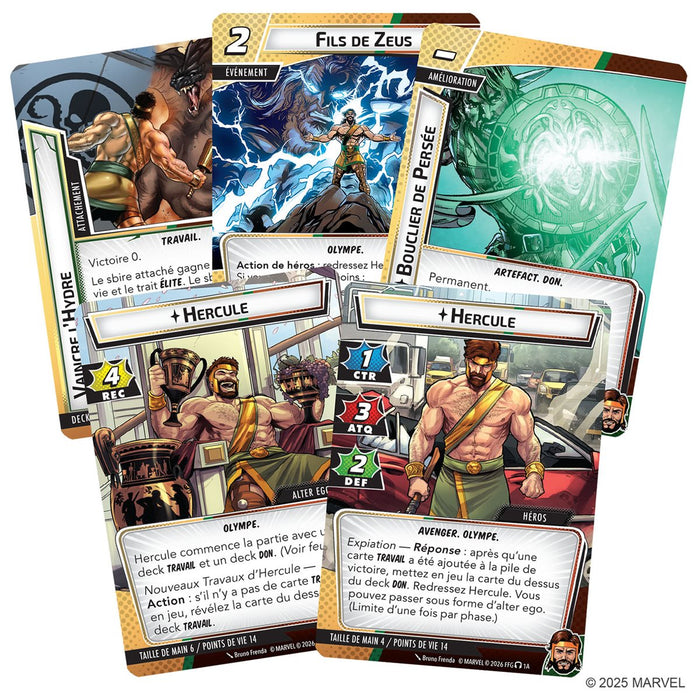 Marvel Champions: JCE – Hercules Paquet Héros (français)