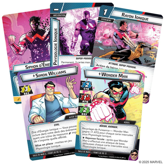 Marvel Champions: JCE – Wonder Man Paquet Héros (français)