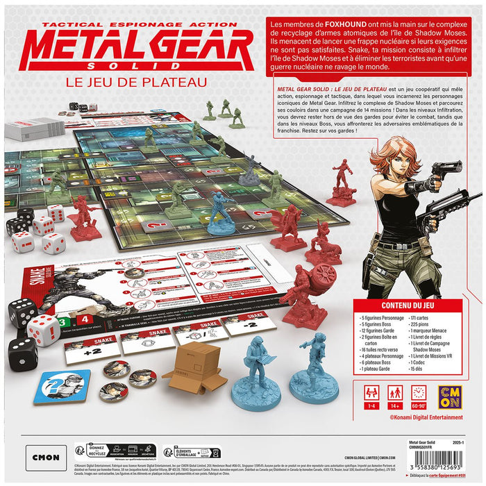 Metal Gear Solid: Le Jeu de Plateau (français)