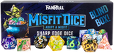 Ensemble 7 Dés Polyédriques: Mystery Misfit Sharp Edge Resin