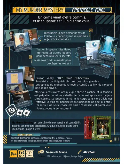My Murder Mystery: Protocole Final (français)