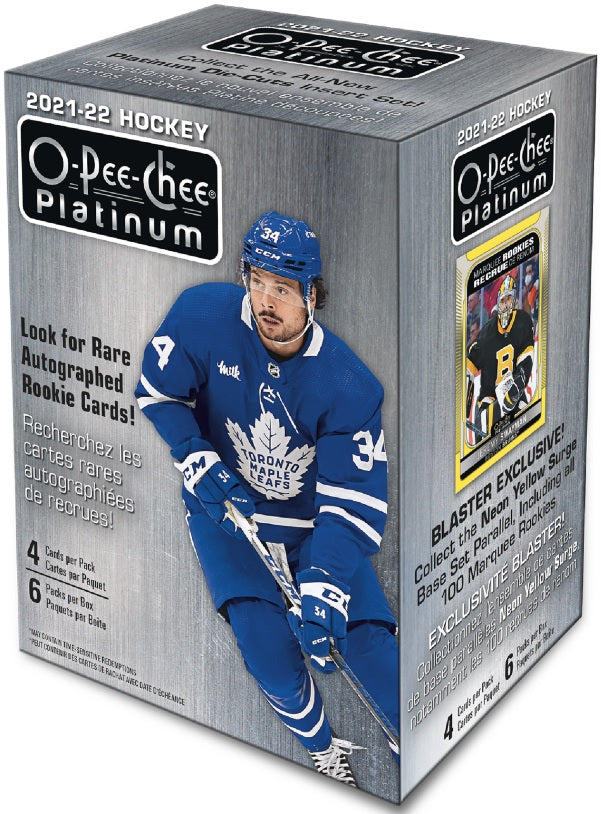 2021-22 Hockey - Upper Deck O-Pee-Chee Platinum - Blaster - Retail (anglais)