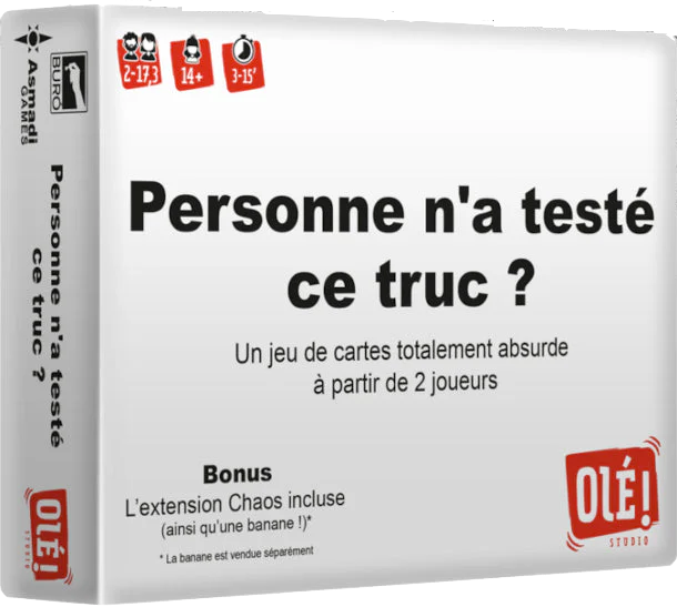 Personne n'a Testé ce Truc (French)