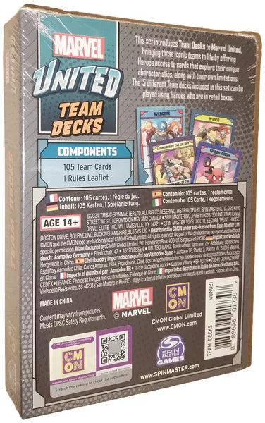 Marvel United: Multiverse - Team Decks (English)