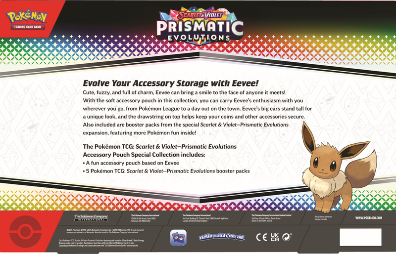 Scarlet & Violet: Prismatic Evolutions - Accessory Pouch Special Collection (anglais)