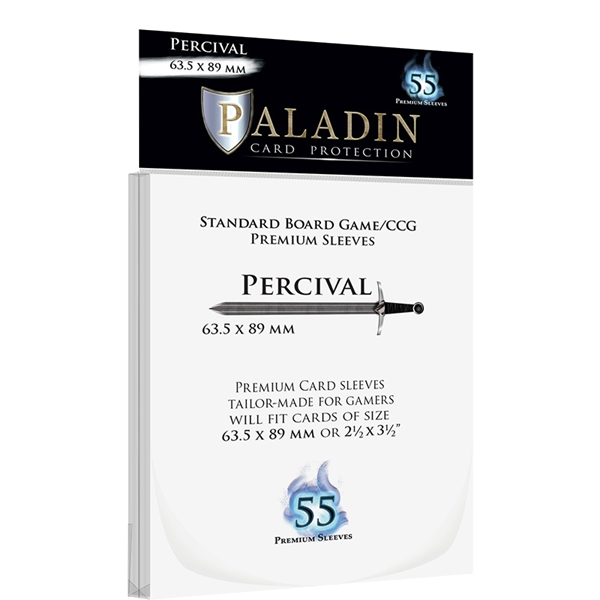 Protecteurs de cartes: Paladin Premium Percival - 63.5mm x 89mm