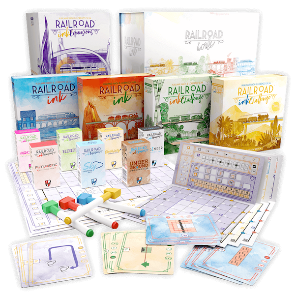 Railroad Ink Challenge: Collector's Edition (anglais) ***Boîte avec dommages mineurs***