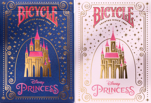 Bicycle: Cartes Disney Princesse - Rose/Marine