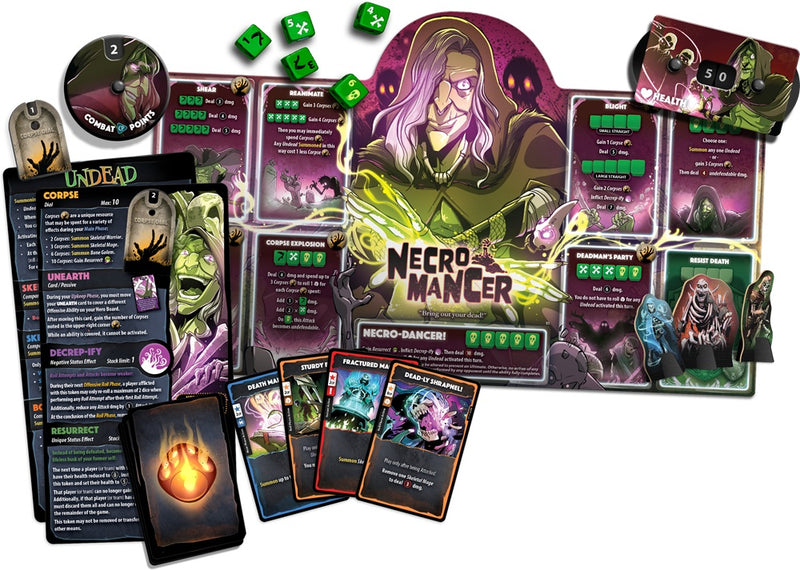 Dice Throne : Necromancer - Hero Pack (anglais)