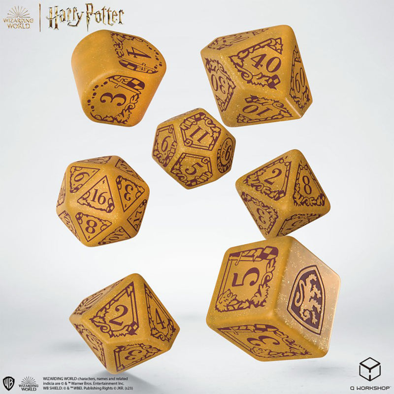 Harry Potter Gryffondor Modern Dice - Or (Ensemble de 7 dés)