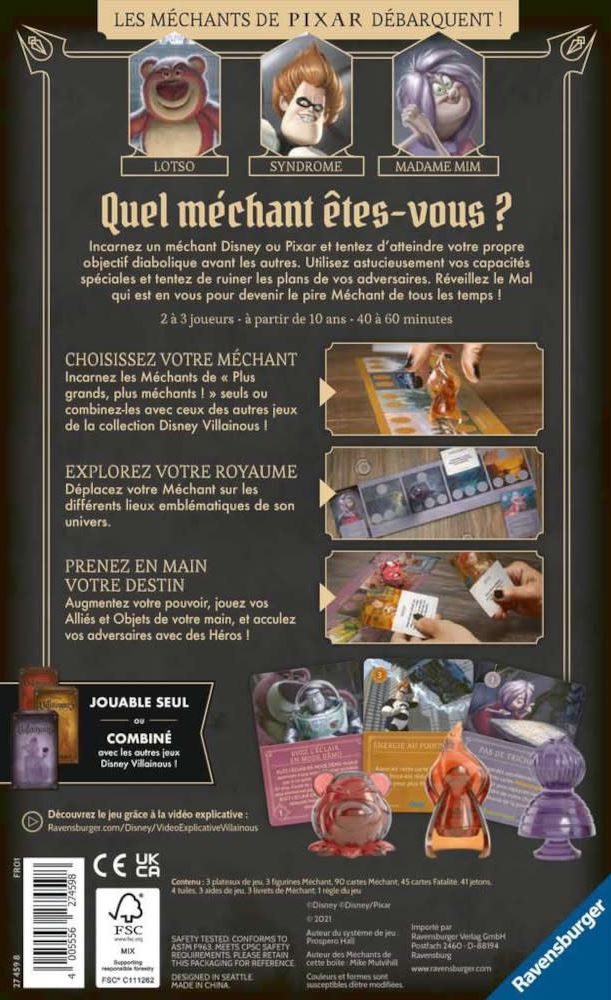 Disney Villainous : Plus Grands, Plus Méchants! (français)