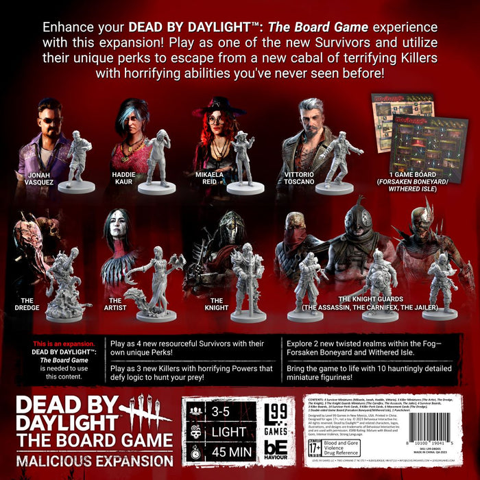Dead by Daylight: The Board Game - Malicious Expansion (English)