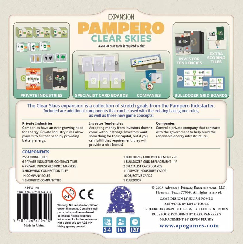 Pampero: Clear Skies (anglais)