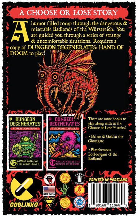 Dungeon Degenerates: Blasphemous Borborygmi of the Badlands (anglais)