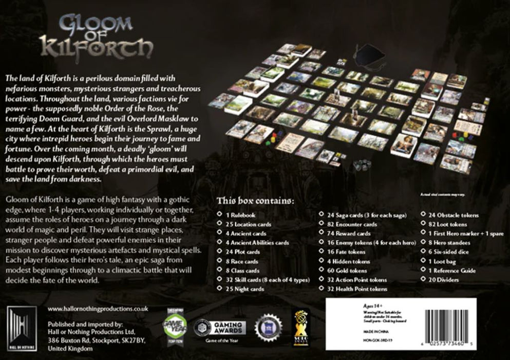 Gloom of Kilforth: A Fantasy Quest (anglais)