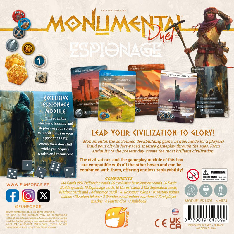 Monumental Duel : Espionage (anglais)